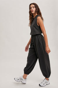 Rebecca Active Jogger jumpsuit in Charcoal