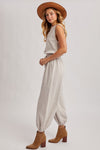 The City Jumpsuit In Ecru