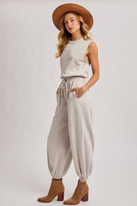 The City Jumpsuit In Ecru