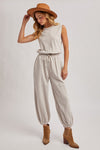 The City Jumpsuit In Ecru