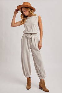 The City Jumpsuit In Ecru