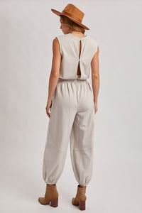 The City Jumpsuit In Ecru