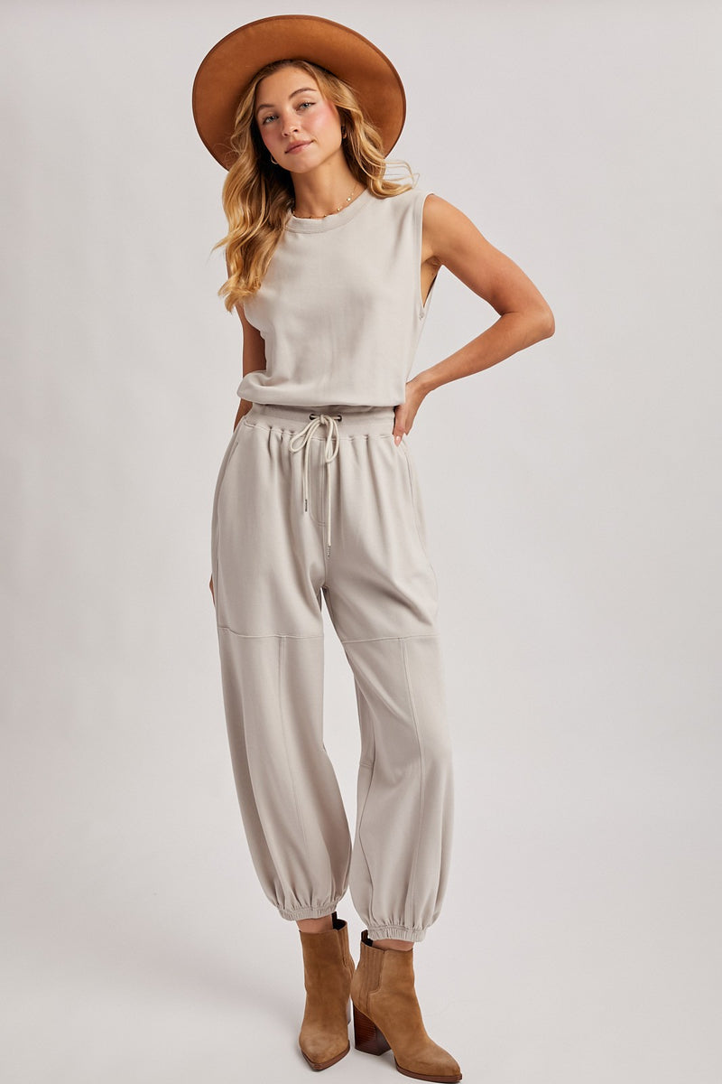The City Jumpsuit In Ecru