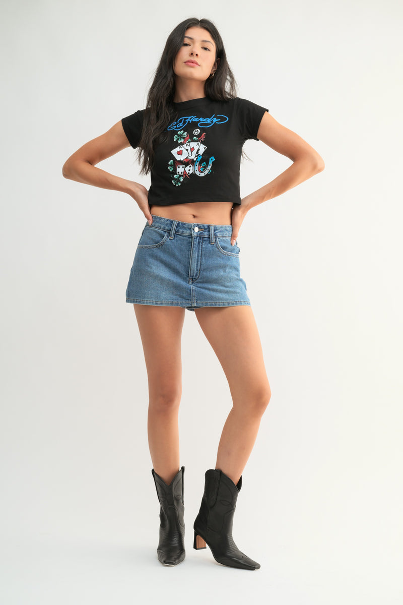 Classic Denim Skort