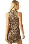 Let me hear you Roar Mini Leopard Dress