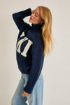 Ski Sweater in Navy