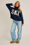 Ski Sweater in Navy
