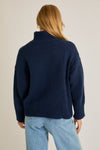 Ski Sweater in Navy