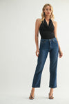 90's Straight Leg Jean in Dark Denim
