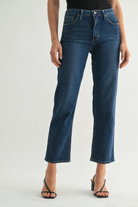 90's Straight Leg Jean in Dark Denim