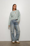 Martinis Anyone Sweater in Light Blue