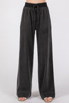 Denim Tencel Pull On Pant