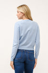 The Basics Button Down Cardigan in Baby Blue