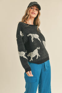 Go Wild Leopard Print Sweater