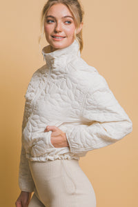 Flower Quilted Jacket More Colors