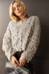 Feathery Sequin Jacket