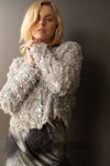 Feathery Sequin Jacket