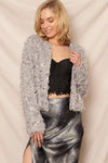 Feathery Sequin Jacket