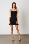 Burnout Micro Mini Dress with Open Back