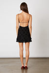 Burnout Micro Mini Dress with Open Back