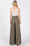 Olive Wide Leg Beach Pant