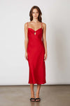 Red Hot Midi Dress