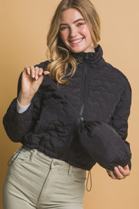 Heart Quilted Jacket MORE COLORS