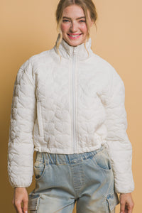 Heart Quilted Jacket MORE COLORS