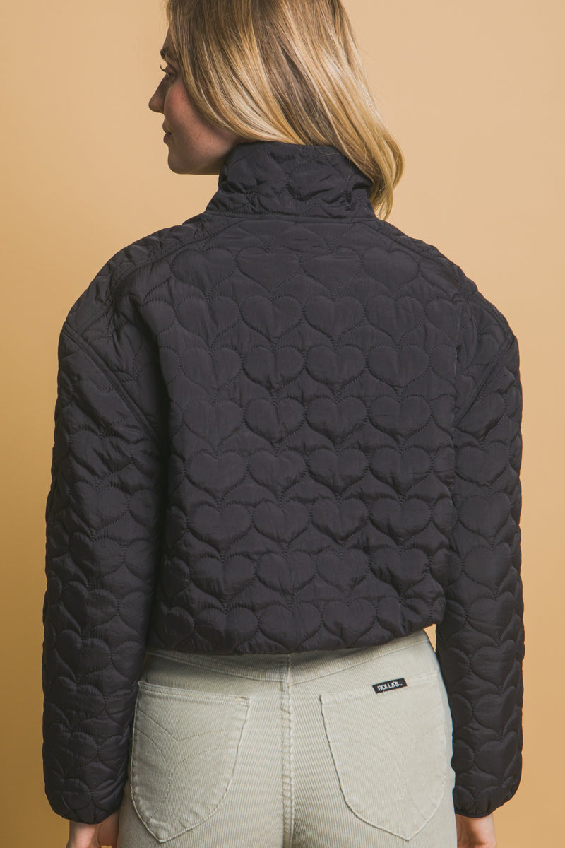 Heart Quilted Jacket MORE COLORS