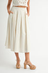 Talula Embroidered Flower Crop Top and Skirt Set