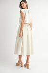 Talula Embroidered Flower Crop Top and Skirt Set