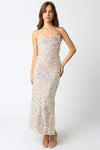 Liliana Blush Sequin Maxi Dress FINAL SALE