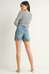 Longer Length Denim Short