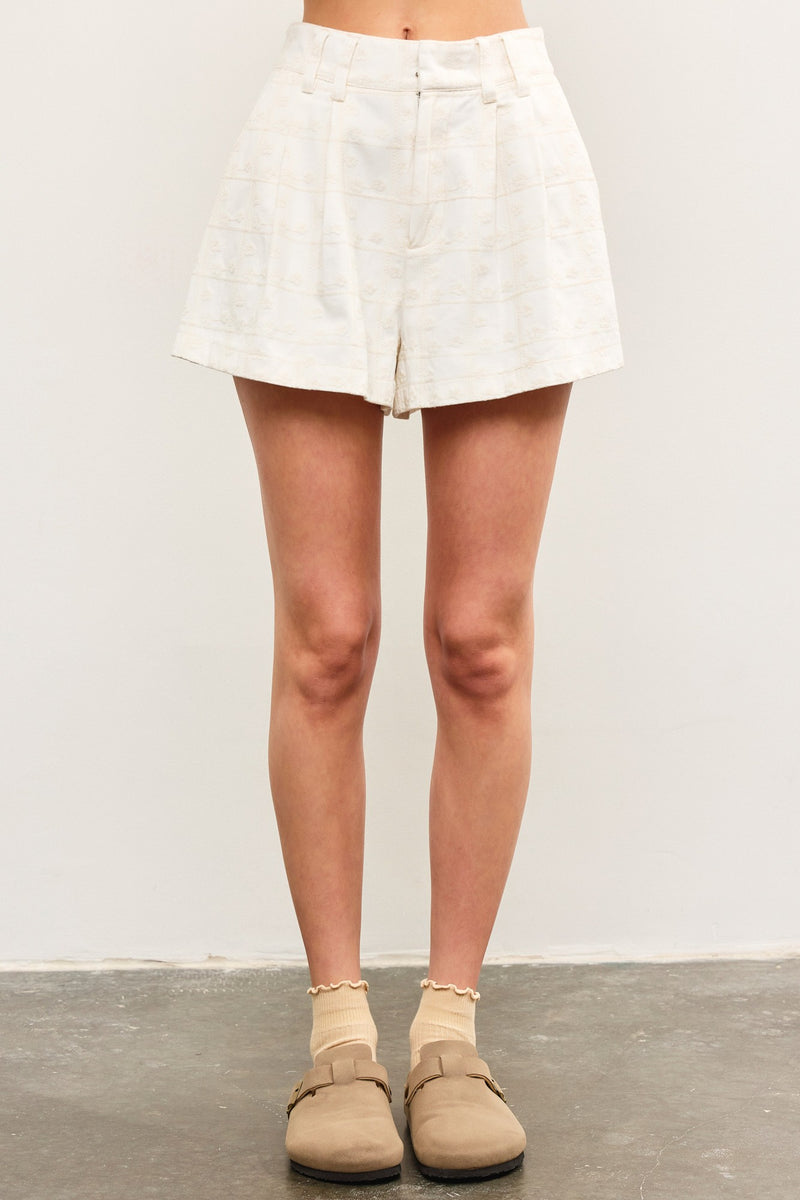 Blooming Eyelet Shorts