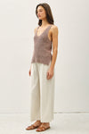 Kyla Deep V Sweater Tank MORE COLORS