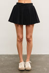 Banded Tie Front Skirt MORE COLORS