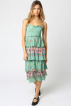 Spring Dream Layered Strapless Dress