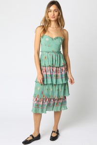 Spring Dream Layered Strapless Dress