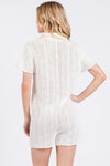 Marni Crochet Button Down Romper