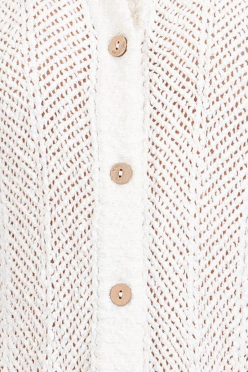 Marni Crochet Button Down Romper