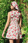 Afternoon Cherry Print Mini Dress
