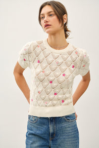 Puff Sleeve Vintage Style Sweater