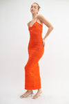 Orange Crush Sweater Maxi Dress