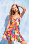 Island Life Lace Up Front Mini Dress MORE COLORS