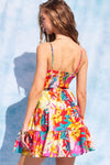 Island Life Lace Up Front Mini Dress MORE COLORS
