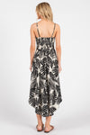 Tropical Storm Palm Pint Midi Dress