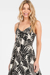 Tropical Storm Palm Pint Midi Dress