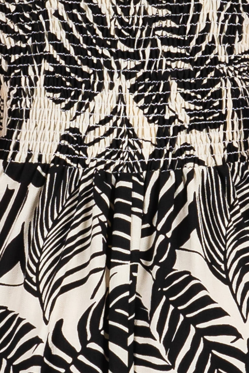 Tropical Storm Palm Pint Midi Dress