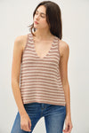 Coco Striped Sweater Tank