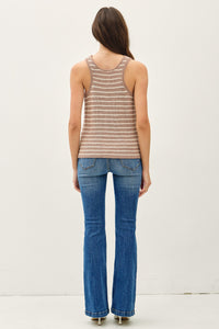 Coco Striped Sweater Tank